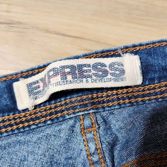 🔸️Express Blue Precision Fit Jeans Size 9/30 - Picture 9 of 12